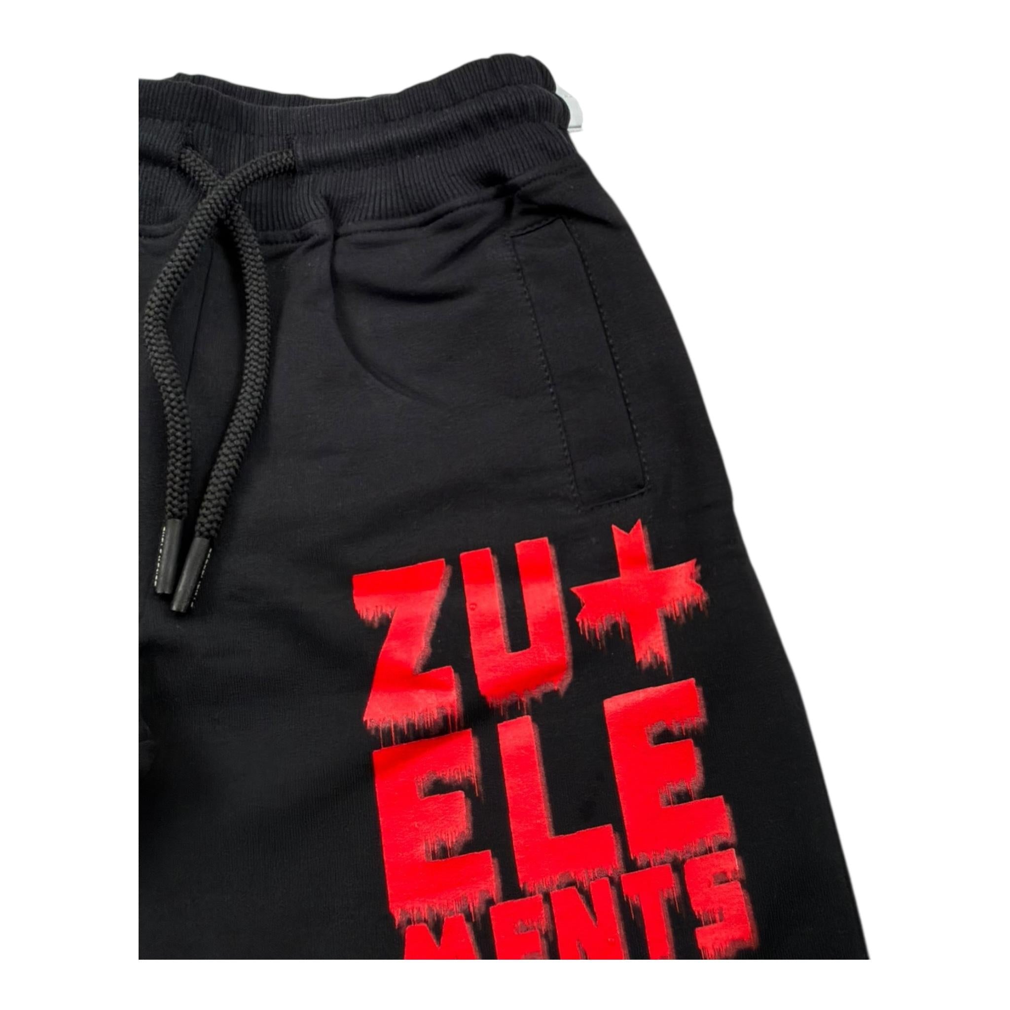 Zu+Elements Completo 2 Pezzi T-Shirt-Bermuda per Bambino ZU333 BIANCO/ROSSO ZU+ELEMENTS 