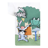 Stella Mccartney T-Shirt Girocollo Tinta Unita con Stampa per Bambino TW8P31 BIANCO STELLA McCARTNEY 