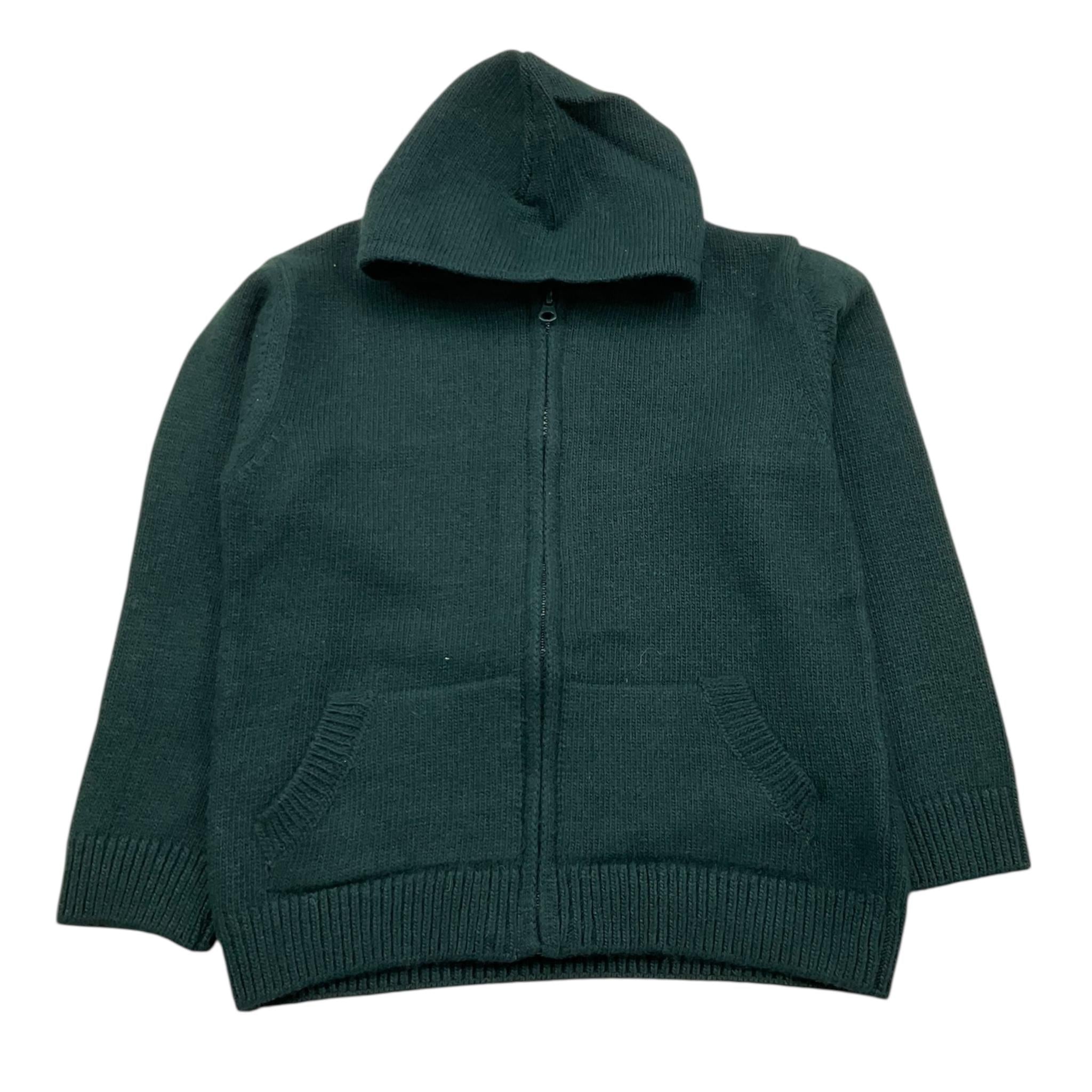 MALVI & CO felpa con zip e cappuccio tinta unita Verde per Bambino FCCB208GFLL VERDE MALVI & CO 