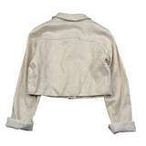 Meilisa Bai Giubbino In Denim tinta unita Beige per Bambina FLO6386 BEIGE MEILISA BAI 