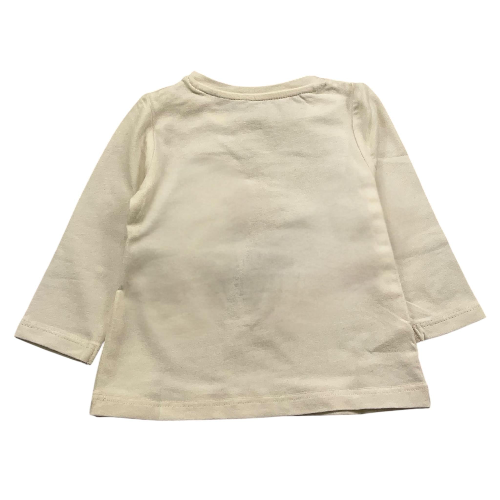 GUESS shirt girocollo tinta unita con rouches Bianco per Neonata K2BI23K6YW1 BIANCO GUESS 