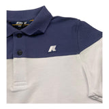 K-Way Polo Mezza Manica Bicolore per Bambino K3147HWX BIANCO/BLU K-WAY 
