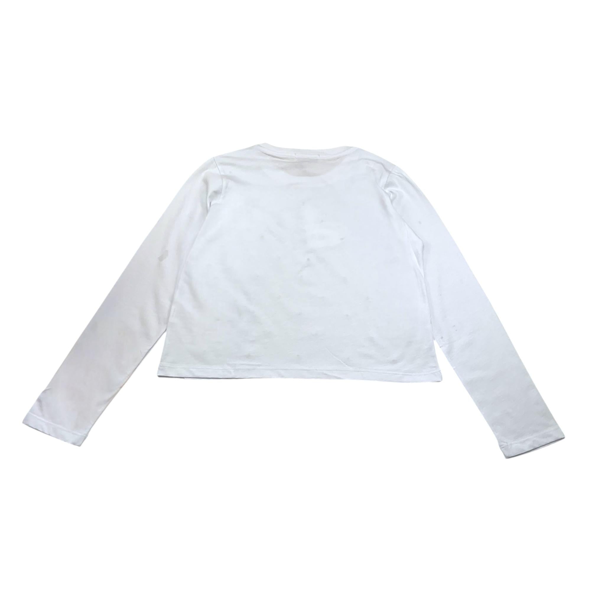 GAELLE shirt girocollo modello crop tinta unita con brillantini Bianco per Bambina 2741MY00350X BIANCO GAELLE 