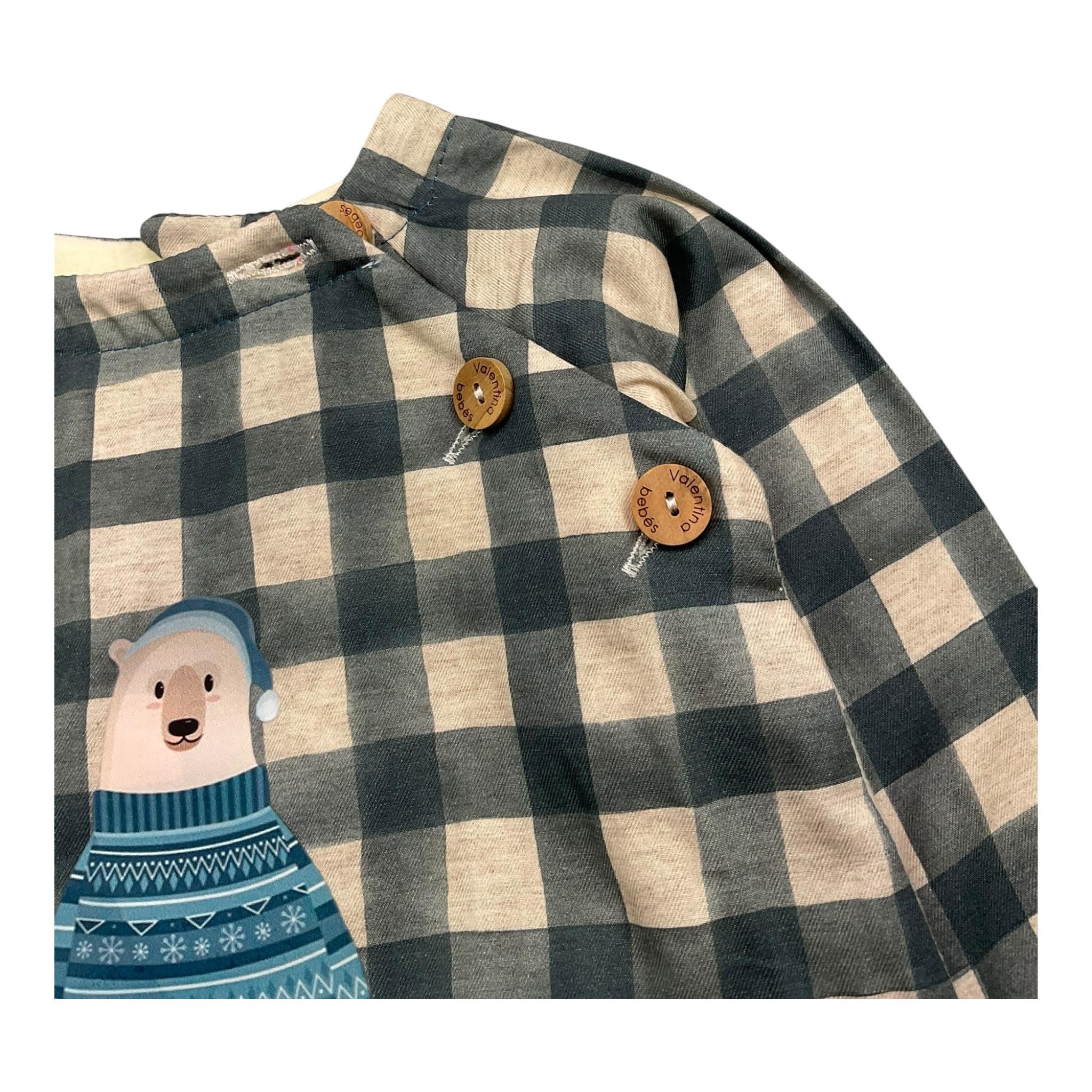 VALENTINA BEBES completo 2 pezzi felpa-culotte Blu per Neonato MAR69 BLU VALENTINA BEBES 