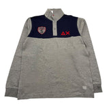 SUN68 polo manica lunga tinta unita Grigio per Bambino 27316 GRIGIO SUN68 