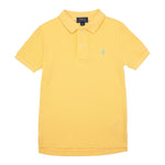 RALPH LAUREN polo manica lunga tinta unita con logo Giallo per Neonato 322703632062N GIALLO RALPH LAUREN 