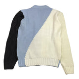 STAY STREET cardigan tricolore con bottoni Bianco/nero per Bambino 9095 BIANCO/NERO STAY STREET 