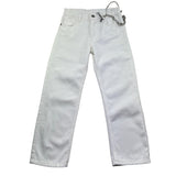 John Richmond Jeans Tinta Unita con Catena per Bambino RBP26227PA BIANCO JOHN RICHMOND 