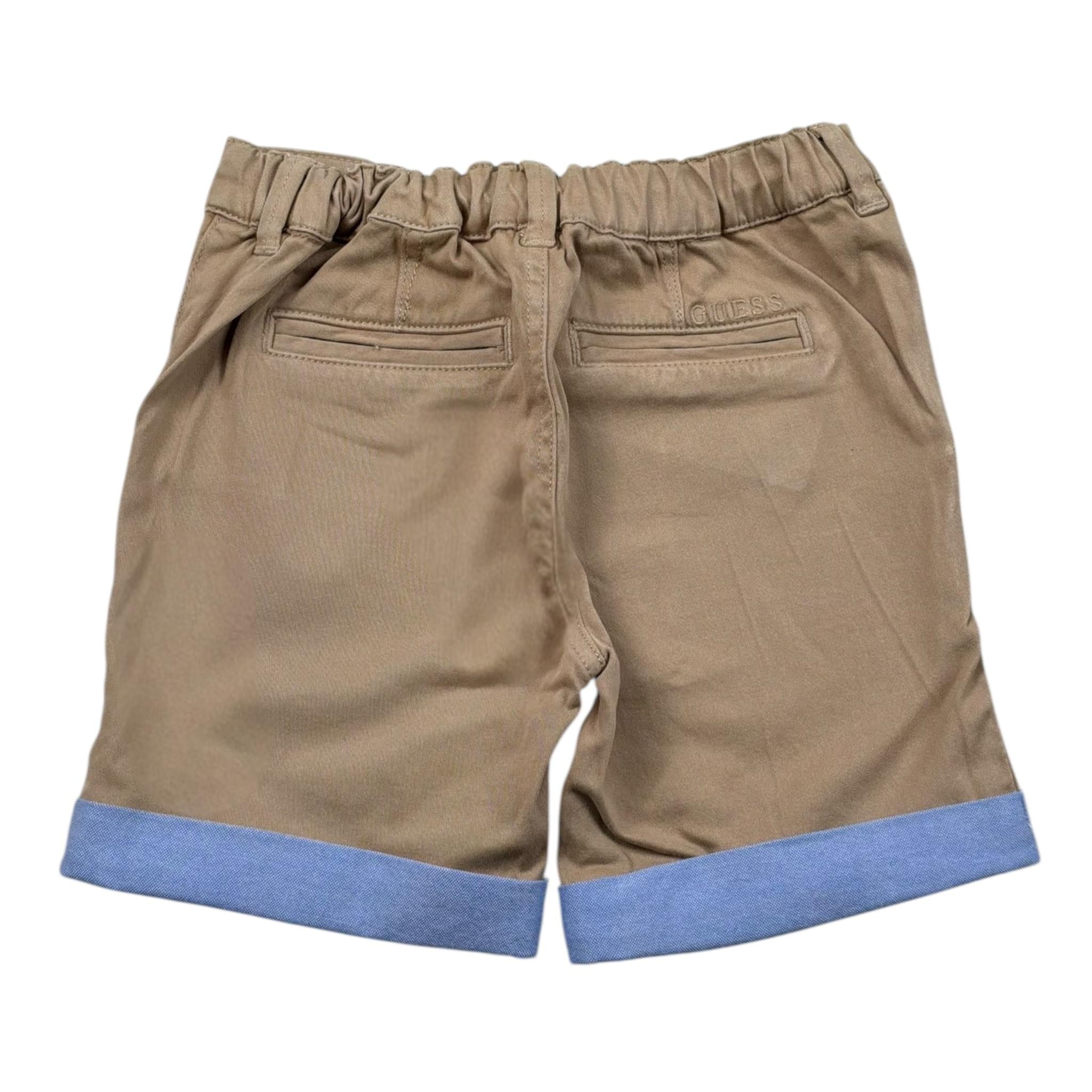 Guess Bermuda Tinta Unita con Tasche per Bambino L2RD02WEHD0 BEIGE GUESS 