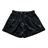 Juicy Couture Short In Velluto Tinta Unita per Bambina JBX6742 NERO JUICY COUTURE 