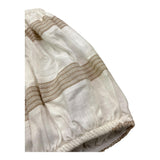 Janice Top Tinta Unita con Bretelle E Fantasia A Righe per Bambina JN726R BIANCO JANICE 