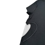 Liu Jo T-Shirt Girocollo Tinta Unita con Applicazione per Bambina GA5067XXXX NERO LIU JO 
