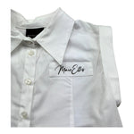 Marc Ellis Camicia Mezza Manica Tinta Unita con Logo per Bambina JMJSH01176X BIANCO MARC ELLIS 