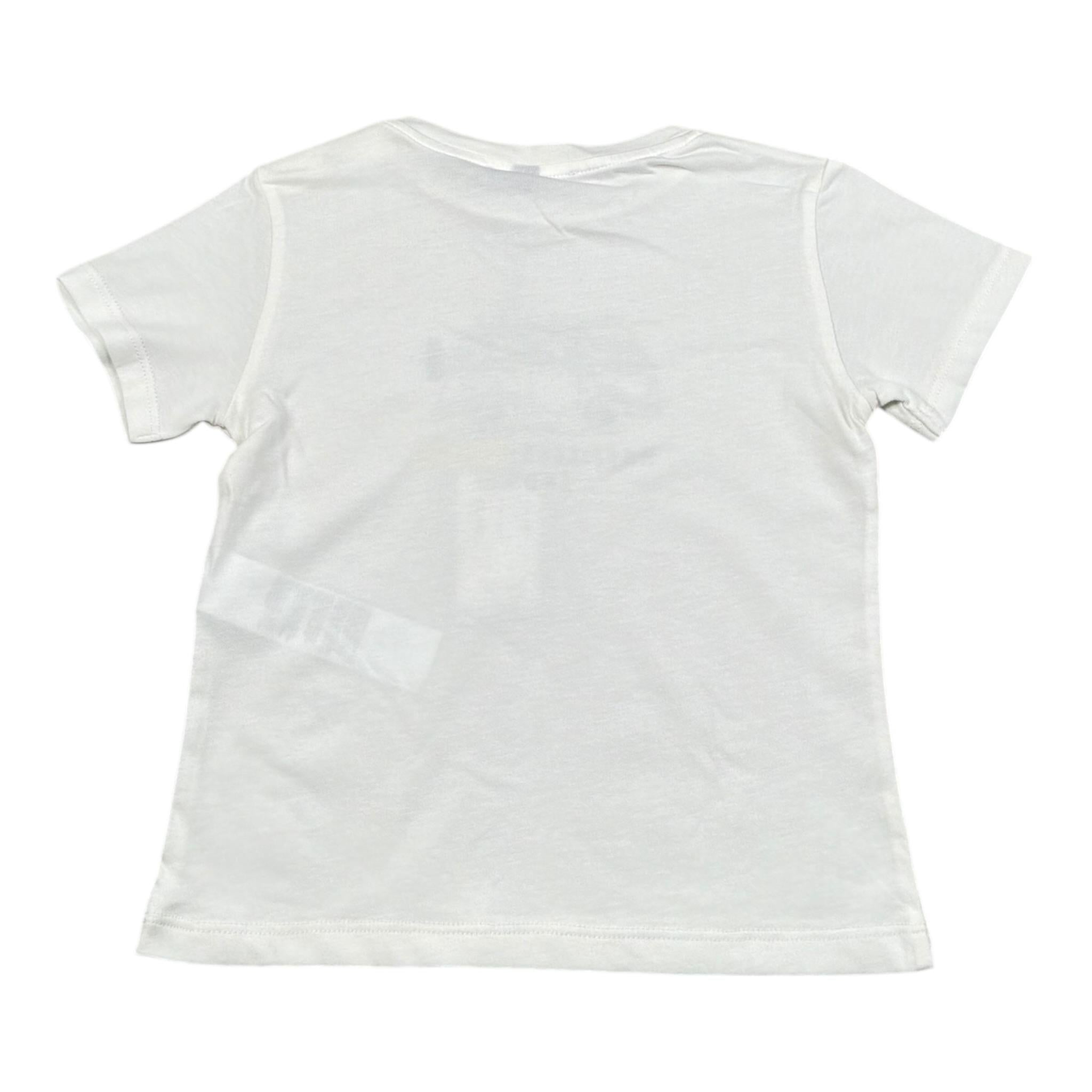 Please T-Shirt Girocollo Tinta Unita con Stampa per Neonato MBA2030B71 BIANCO PLEASE 