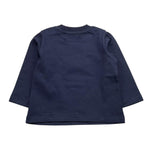 MOSCHINO shirt girocollo tinta unita cn stampa in contrasto Blu per Neonato MMO00RX BLU MOSCHINO 