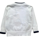 Trussardi Maglia Girocollo Tinta Unita per Neonato TIP26004MA BIANCO TRUSSARDI 