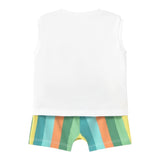 Mayoral Completo 2 Pezzi Canotte-Bermuda per Neonato COMPM BIANCO MAYORAL 