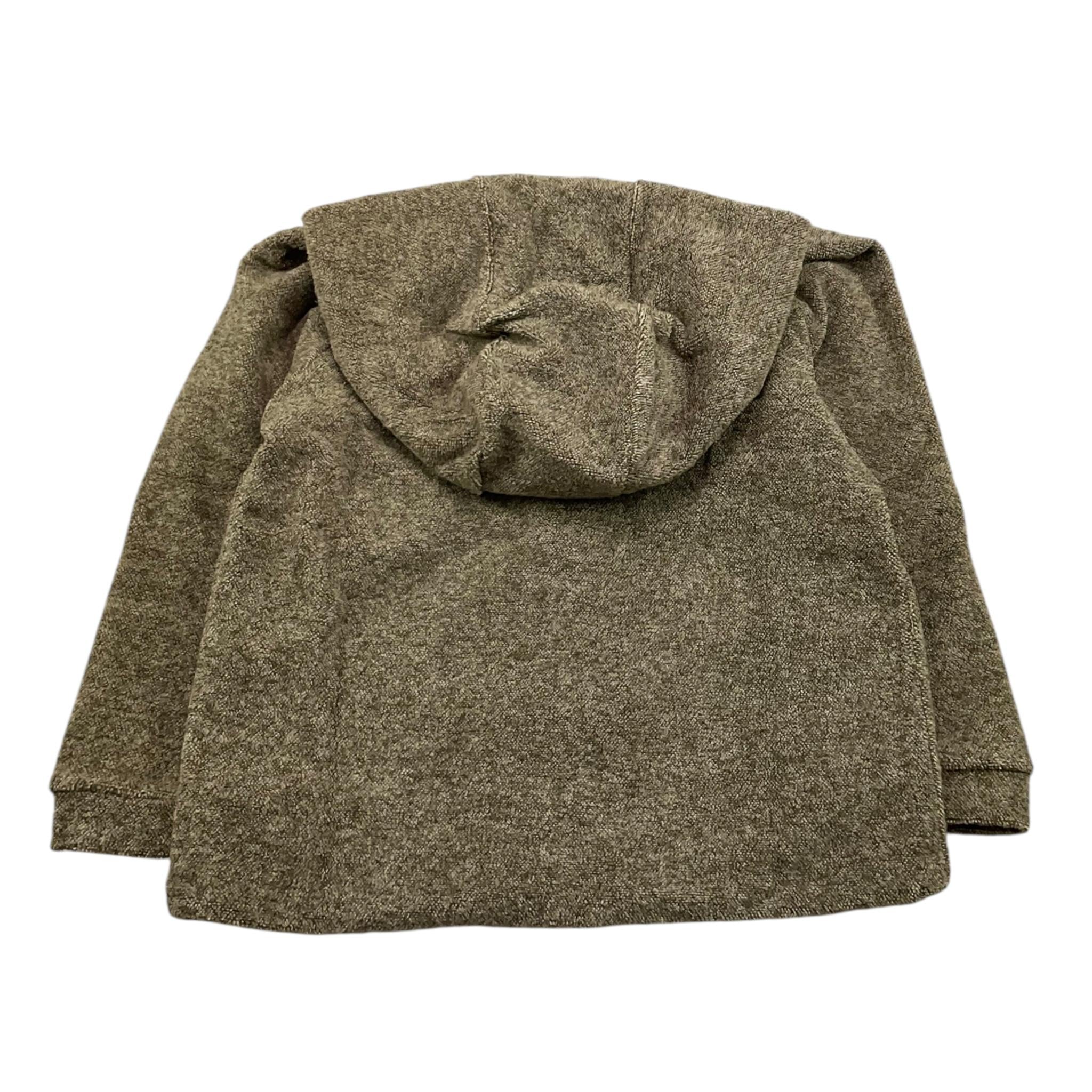 LALALU' cappotto in spugna tinta unita con cappuccio Verde per Bambino GIL11NJ VERDE LALALU' 