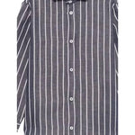 Fay Camicia Tinta Unita Manica Lunga con Fantasia A Righe per Bambino FW5P60X BLU FAY 