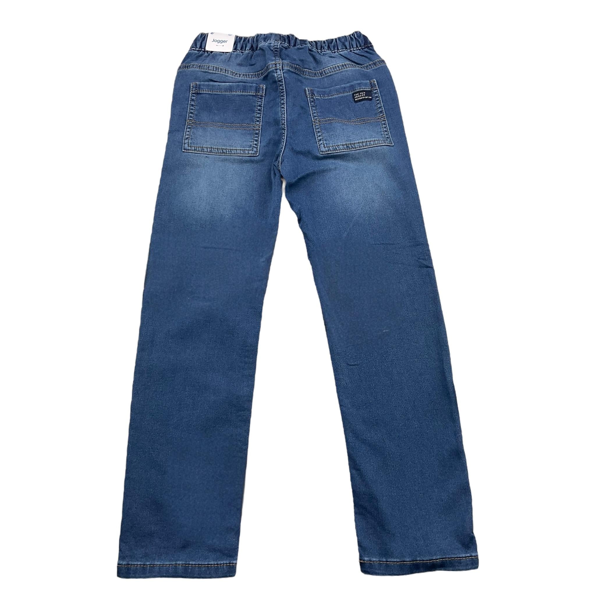 MAYORAL jeans tinta unita con elastico in vita Blu per Bambino 4531X BLU MAYORAL 