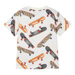 Mayoral T-Shirt Girocollo Tinta Unita con Stampa per Bambino 3038 PANNA MAYORAL 