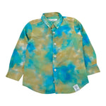 Paolo Pecora Camicia tinta unita con Stampa Verde per Neonato P3695 VERDE PAOLO PECORA 