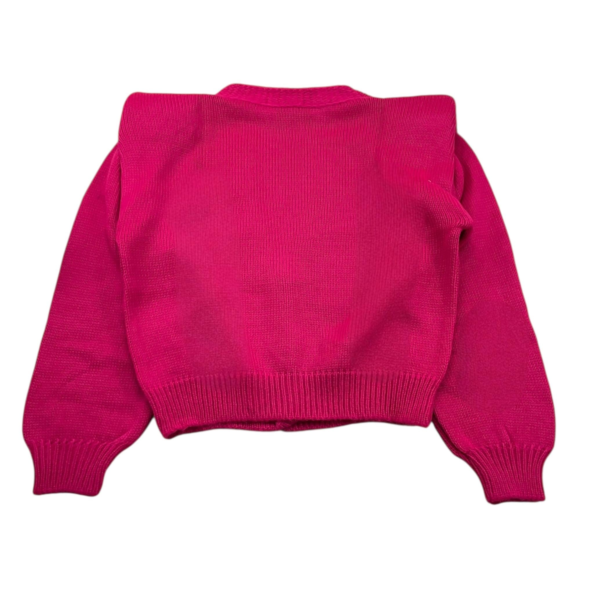 GAELLE cardigan tinta unita con bottoni Fuxia per Bambina 2741W0904 FUXIA GAELLE 