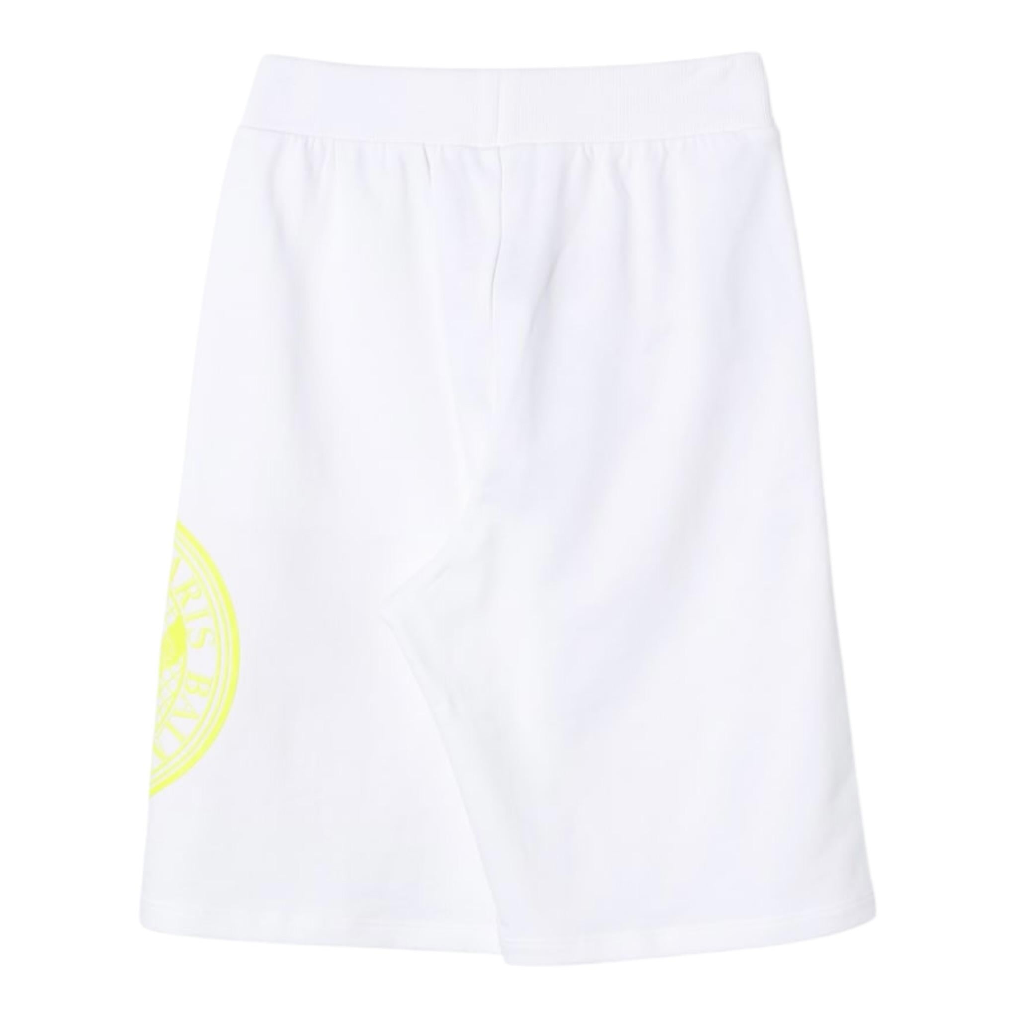 Balmain Bermuda tinta unita con Logo Bianco per Bambino BU6S39 BIANCO BALMAIN 
