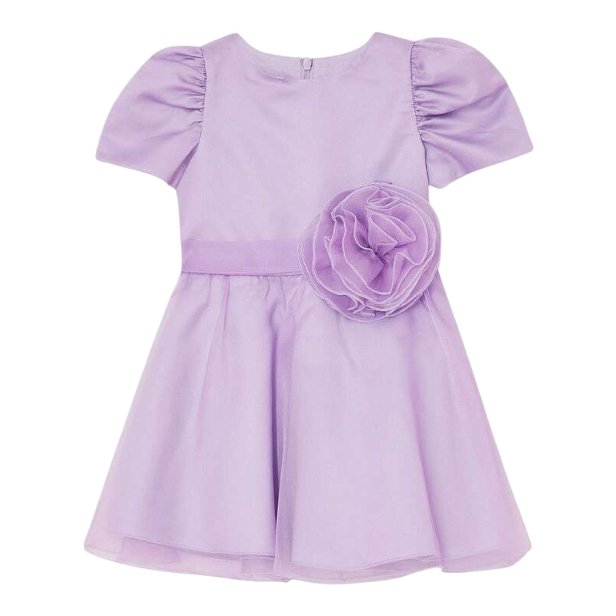 Liu Jo Abito Giromanica Tinta Unita per Neonata KA5117N LILLA LIU JO 