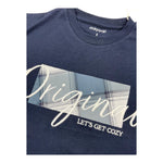 MAYORAL shirt girocollo tinta unita con stampa Blu per Bambino 4046X BLU MAYORAL 