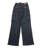 MANILA GRACE pantalone tinta unita modello cargo Nero per Bambina MFJF24P189X NERO MANILA GRACE 