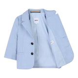 Boss Giacca Tinta Unita con Bottoni per Neonato J52117 AZZURRO BOSS 