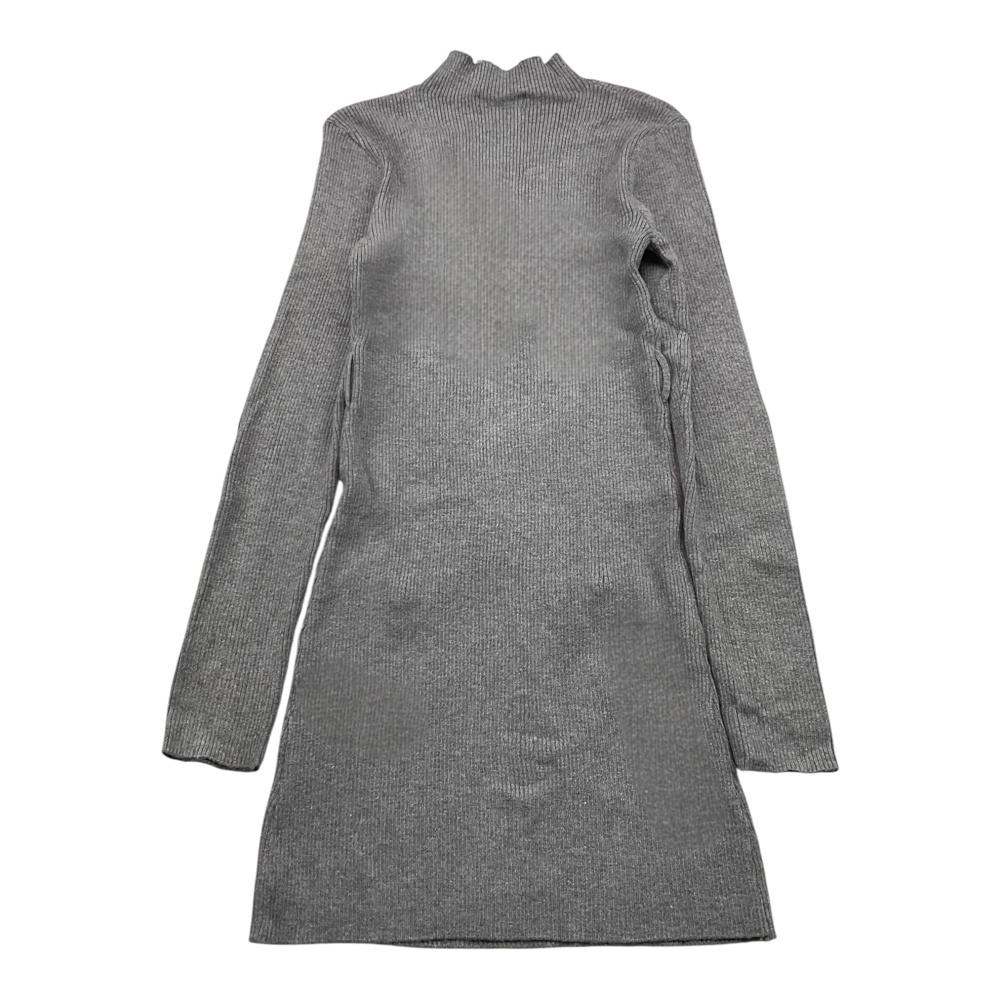 MISS EBITA abito tinta unita mezzo collo in maglia Grigio per Bambina 243060G GRIGIO MISS EBITA 