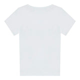 Guess T-Shirt Tinta Unita con Stampa per Bambina K5RI00K6YW BIANCO GUESS 