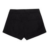 N°21 Short Tinta Unita con Logo per Bambina N2101D NERO N°21 