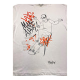 Yours T-Shirt Girocollo Tinta Unita Con Stampa In Contrasto Bianco Per Bambino