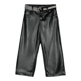 JOHN RICHMOND pantalone modello a palazzo in ecopelle con cintura Nero per Bambina RGA24021PAXX NERO JOHN RICHMOND 