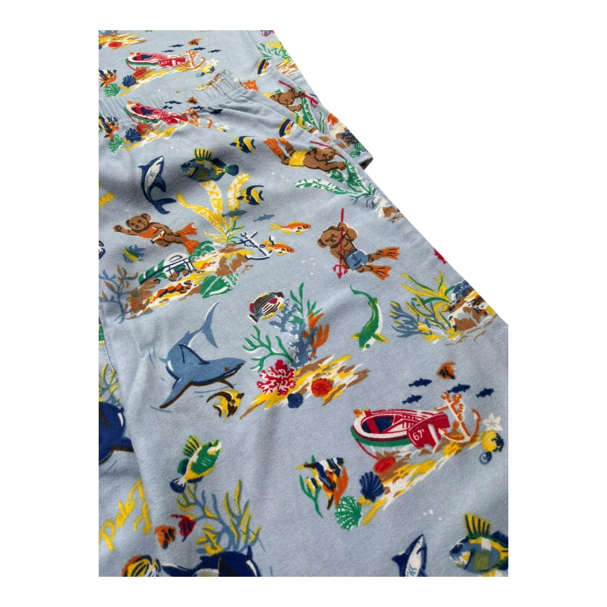 Ralph Lauren Completo 2 Pezzi T-Shirt-Bermuda  per Bambino 9P0140 AZZURRO RALPH LAUREN 