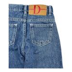 DOU DOU jeans tinta unita con girovita regolabile  Blu per Bambino DV6P60 BLU DOU DOU 