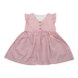 Babyvip Abito Tinta Unita con Microfantasia per Neonata 7760 ROSA BABYVIP 