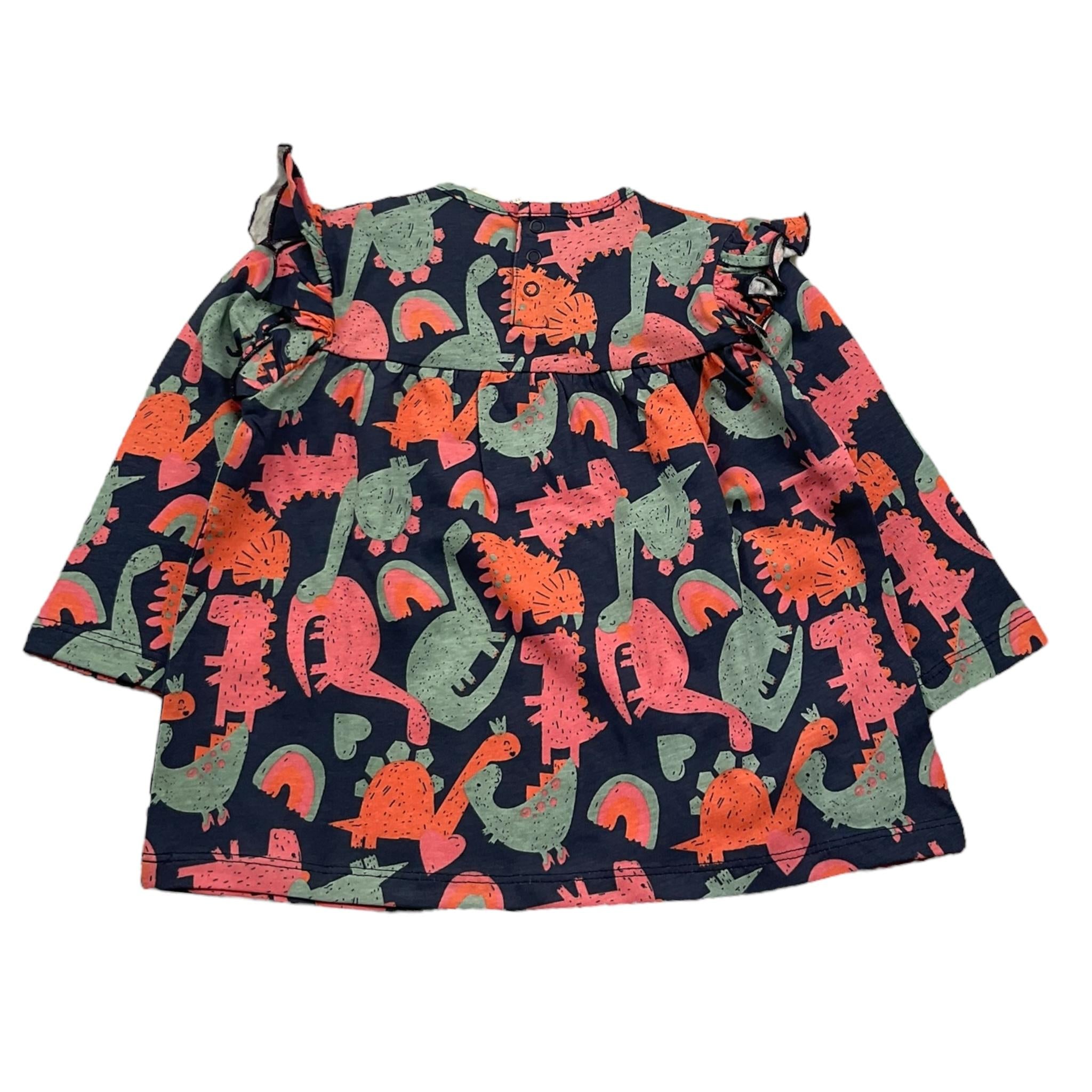 LOSAN abito manica lunga stampa fantasia Blu per Bambina 51033203006012J BLU LOSAN 