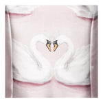 Monnalisa Abito Tinta Unita con Stampa per Bambina 711914 ROSA MONNALISA 