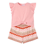 Mayoral Completo 2 Pezzi T-Shirt-Short per Bambina 3209 SALMONE MAYORAL 