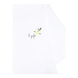 Il Gufo T-Shirt Girocollo Tinta Unita con Ricamo per Neonata P25TS473MF001N BIANCO IL GUFO 