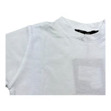 Make T-Shirt Girocollo Tinta Unita per Bambino 101BJ BIANCO MAKE 