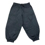Msgm Pantalone Tinta Unita Con Elastico In Vita Nero Per Bambina