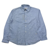 Paolo Pecora Camicia Manica Lunga Tinta Unita per Bambino PP4042 AZZURRO PAOLO PECORA 