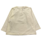 LIU JO shirt girocollo tinta unita con stampa in contrasto Bianco per Neonata KF2194 BIANCO LIU JO 