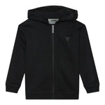 GUESS felpa con zip e cappuccio tinta unita Nero per Bambino L2YQ44KAIJ1 NERO GUESS 