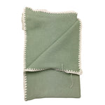 Colibri Coperta Tinta Unita con Ricami E Applicazioni per Neonata 8CPENAPP VERDE COLIBRI 